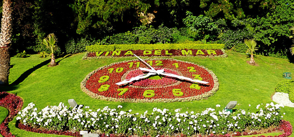RELOJ DE FLORES VIÑA DEL MAR